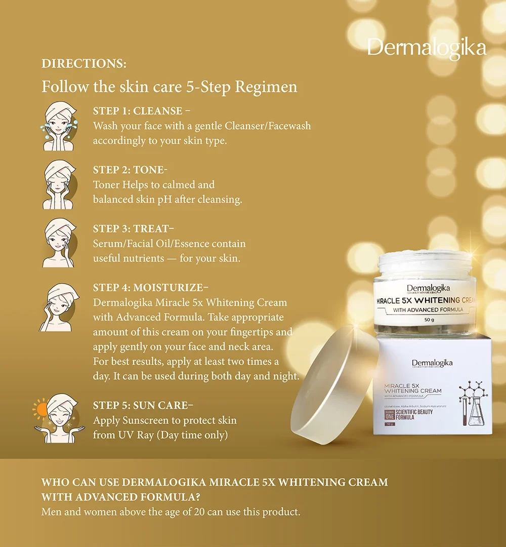 Dermalogika Miracle 5x Whitening Cream with Advanced Formula - Image 5