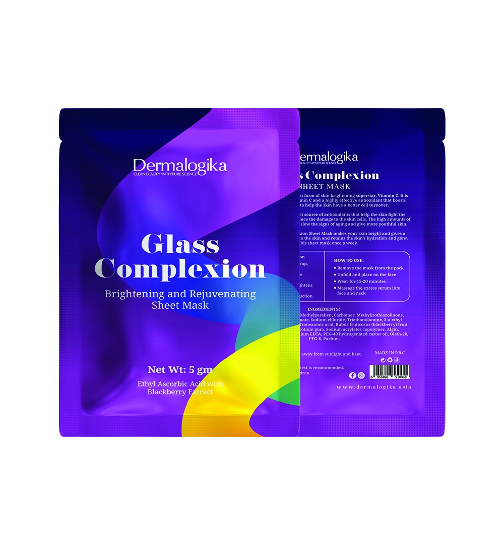 Dermalogika Glass Complexion - Brightening and Rejuvenating Sheet Mask